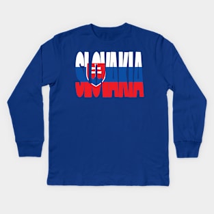 Slovakia Kids Long Sleeve T-Shirt